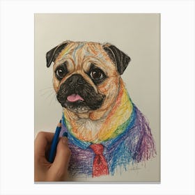 Pug!! 1 Canvas Print