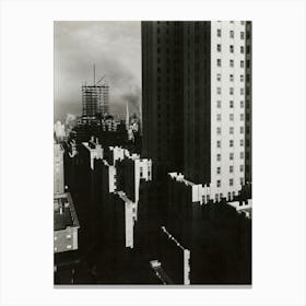 From My Window At The Shelton, West (1931), Alfred Stieglitz 1 Canvas Print