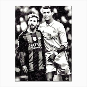 Ronaldo vs Lionel Messi Toile