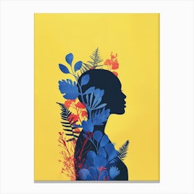 Silhouette Of A Woman 67 Canvas Print