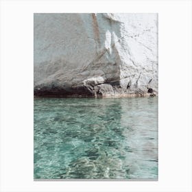 Aqua Reflections, Milos 1 Canvas Print