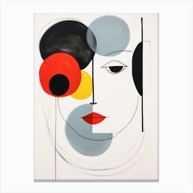 Abstract Portrait Of A Woman 22 Canvas Print