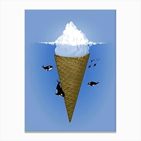 Ice Cream Cone 1 Canvas Print