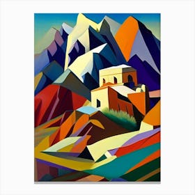 Zhangye National Park China Cubo Futuristic Canvas Print