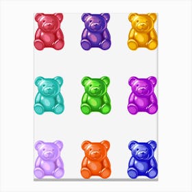 Gummy Bears Canvas Print