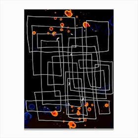 Abstraction Cosmic Labyrinth Canvas Print