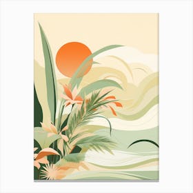 Tropical Landscape Canvas Print