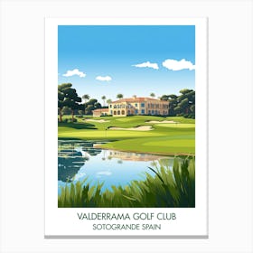 Valderrama Golf Club   Sotogrande Spain 3 Canvas Print