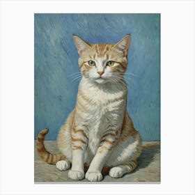 Cat By Vincent Van Gogh Canvas Print