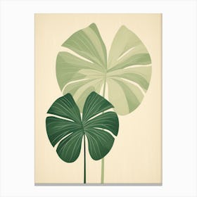 Tropical Leaves 3 Canvas Print