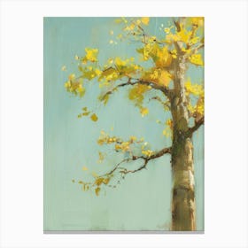 Yellow Tree 1 Canvas Print