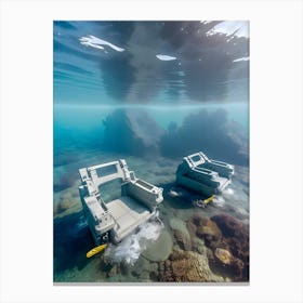 USO: A Very Very Strange Sea-Reimagined 49 Canvas Print