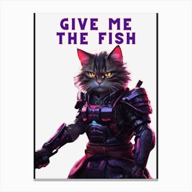Give Me The Fish Canvas Print