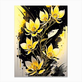 Yellow Flowers 1 Canvas Print