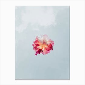 Pink Flower Minimalism Canvas Print