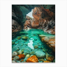 Caves In The Rock Canvas Print