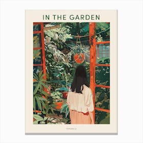 In The Garden Poster Tofuku Ji Japan 1 Canvas Print