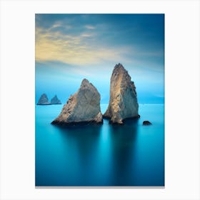 Rock Formations In The Sea 1 Canvas Print