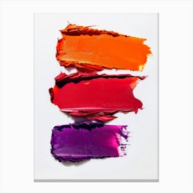 Abstract Of Lipsticks Canvas Print
