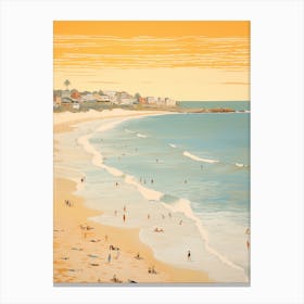Bondi Beach Golden Tones 2 Canvas Print