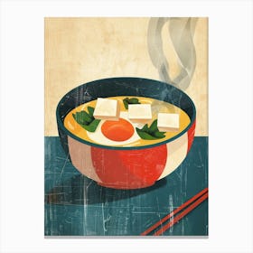 Miso Soup Mid Century Modern 1 Canvas Print