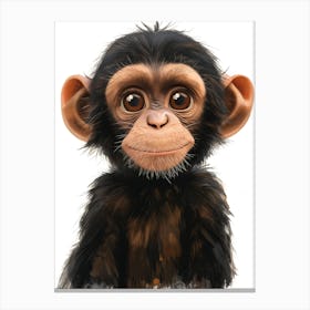 Baby Chimpanzee Canvas Print