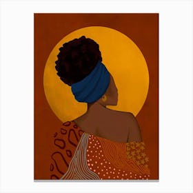 Portrait Of African Woman 1 Canvas Print