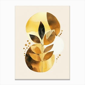 Gold Leaf Canvas Print 9 Canvas Print