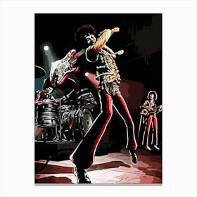 Jimi Hendrix guitarist Canvas Print