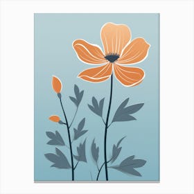 Orange Flower 2 Canvas Print