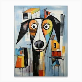 Modern Dog 3 Canvas Print