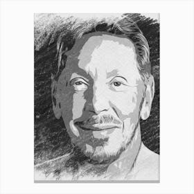 Larry Ellison Canvas Print