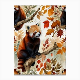 Red Panda 3 Canvas Print