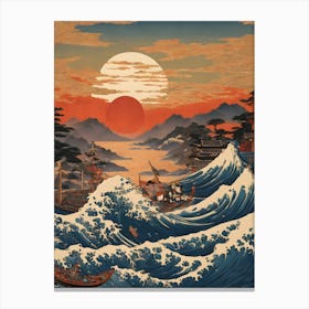 Great Wave At Kanagawa Canvas Print