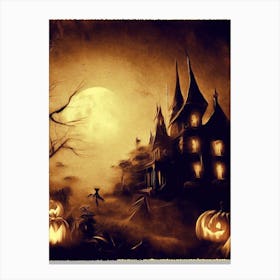 Halloween Wallpaper Canvas Print