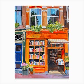 Amsterdam Book Nook Bookshop 2 Canvas Print