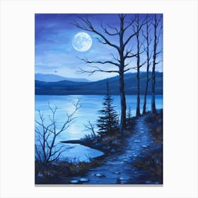 Moonlight Path 1 Canvas Print