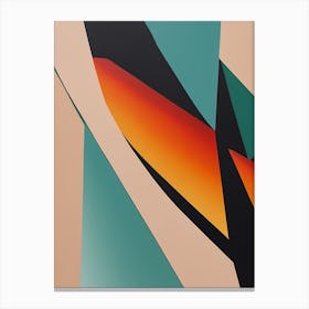 Glowing Abstract Geometric Painting (31) Canvas Print