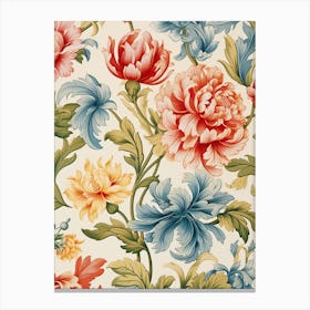 Floral Wallpaper 193 Canvas Print