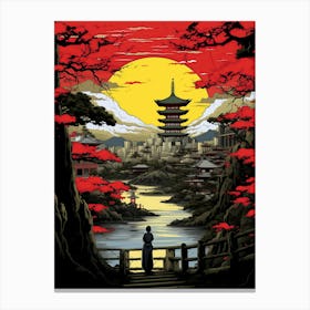 Japanese Landscape 14 Canvas Print