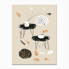 Coffee Table Canvas Print