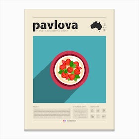 Pavlova Canvas Print