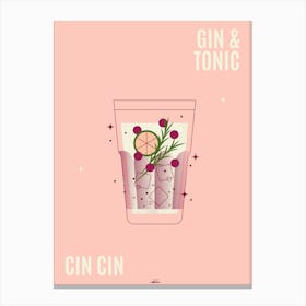 Gin & Tonic Canvas Print