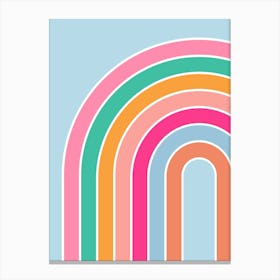 Rainbow Blue Canvas Print