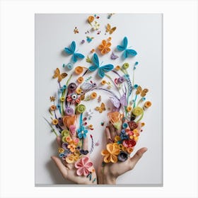 Quilling Canvas Print