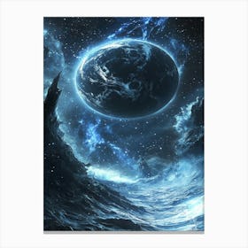 Planet In Space 1 Canvas Print