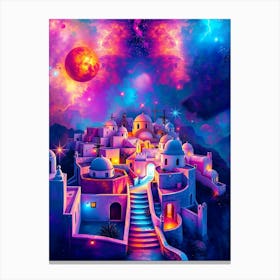 Galaxy City Canvas Print