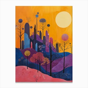 Landscape With Trees Canvas Print