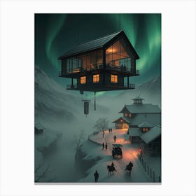 House In The Sky Canvas Print