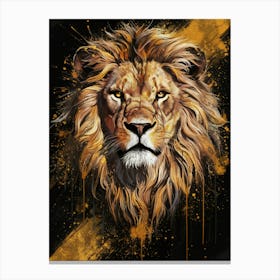 Lion Head 1 Canvas Print